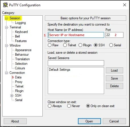 install Nginx server using putty in windows